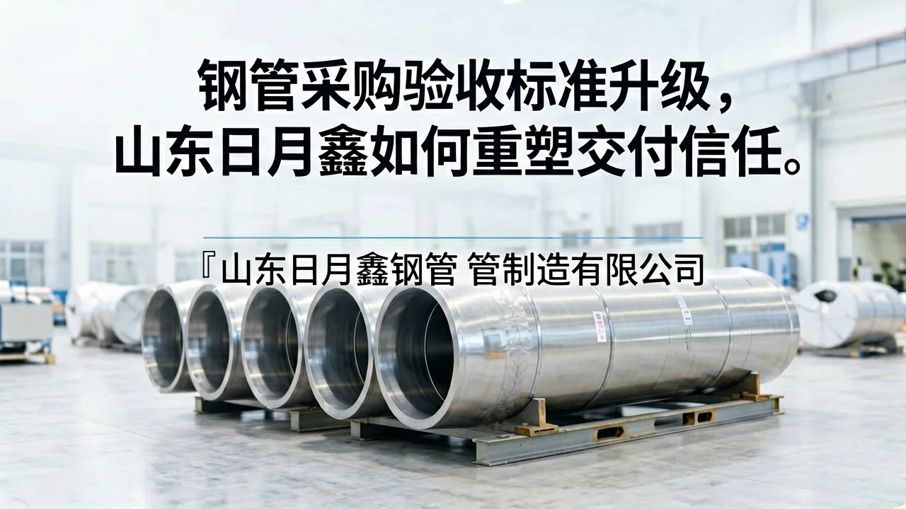 钢管采购验收标准升级,山东日月鑫如何重塑交付信任